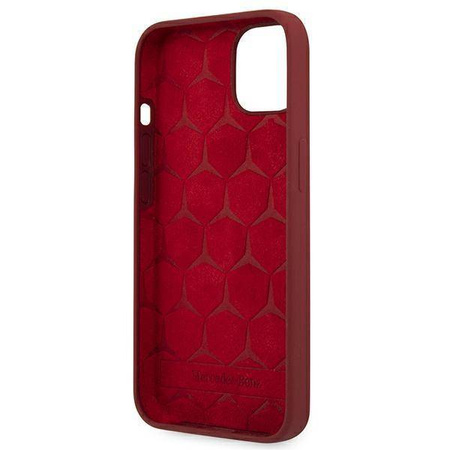 Mercedes MEHCP13MSILRE iPhone 13 6.1 "rot / rote Hardcase-Silikonlinie