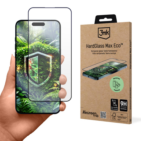 3MK HardGlass Max Eco iPhone 15 Pro GRS CU 1304127