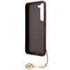 Guess 4G Charms Collection case for Samsung Galaxy S24 - brown