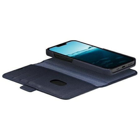 Etui dbramante 1928 New York 2w1 Wallet   do iPhone 14 Pro niebieski/pacific blue