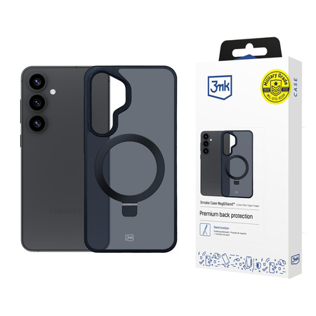 Samsung Galaxy S25+ - 3mk Smoke Case Mag&Stand