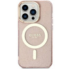 Guess GUHMP14LHCMCGP iPhone 14 Pro 6.1" pink/pink hardcase Glitter Gold MagSafe