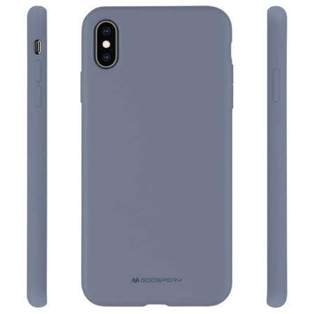 MERCURY SILICONE CASE IPHONE 13 MINI LAVENDER GRAY / LAWENDOWY