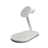 Puro Mag Station Qi2 3-in-1 Kabelloses Ladegerät Kompatibel mit MagSafe - Weiß