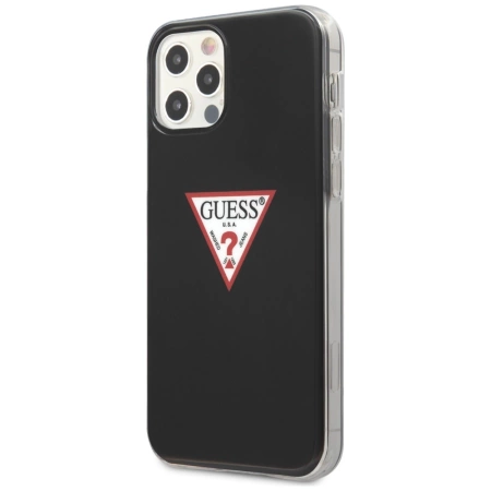 Guess GUHCP12MPCUCTLBK iPhone 12 Pro / iPhone 12 czarny/black hardcase Triangle Collection