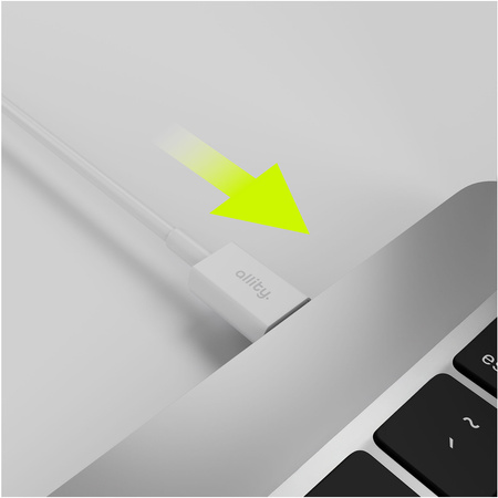 Allity kabel AUC-03 USB-C - Lightning 2,0 m 27W biały