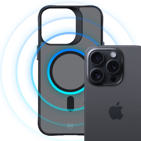 3MK Smoke MagCase iPhone 15 Pro Max 6.7"