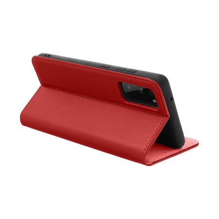 Kabura skórzana SMART PRO do IPHONE 15 bordowy