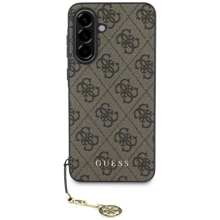 Guess 4G Charms Collection Hülle für Samsung Galaxy A56 - Braun