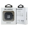 Oryginalne Etui APPLE AIRPODS 4 Karl Lagerfeld Silicone Choupette Head 3D (KLA4RUNCHK) czarne