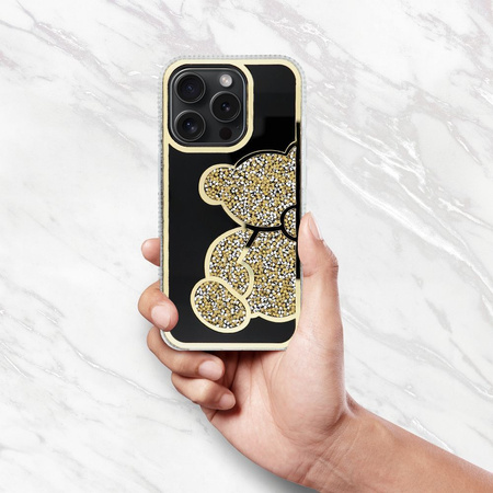 Futerał TEDDY BEAR do IPHONE 16e (SE 4 2025) złoty