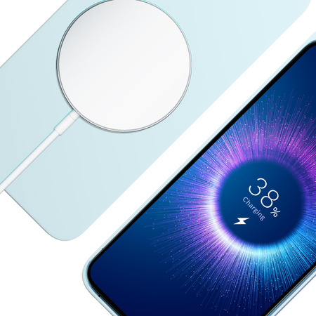 Apple iPhone 14 Plus - 3mk Hardy MagSilicone Sierra Blue