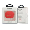 Original Case APPLE AIRPODS 3 Guess Silicone Charm Heart Collection (GUA3LSCHSR) red