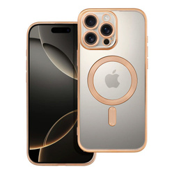 Futerał ELECTRO MAG COVER kompatybilny z MagSafe do IPHONE 16 Pro Max złoty