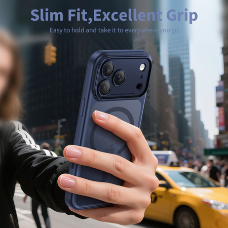 TECH-PROTECT MAGPEAK MAGSAFE CC IPHONE 17 PRO MAX MATTE DEEP BLUE