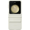 Eco-leather case for Samsung Galaxy Z Flip 5 - cream