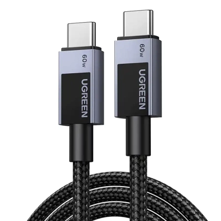 Kabel USB-C 2.0 do USB-C 2.0 Ugreen L524 PD 3A 3m (szary)