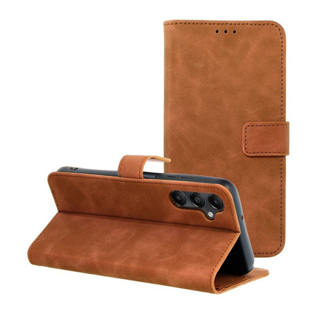Kabura TENDER Book do SAMSUNG A05s brązowy