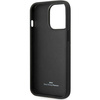 Original Case IPHONE 14 PRO BMW Hardcase Leather Blue Dots (BMHCP14L22RBDK) black