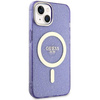 Guess GUHMP14MHCMCGU iPhone 14 Plus 6,7" lila/lila Hardcase Glitter Gold MagSafe