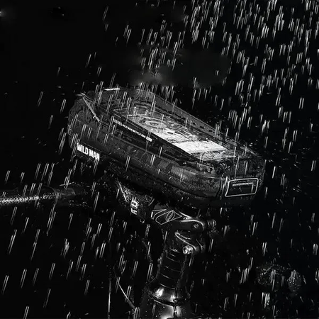 WILDMAN sakwa rowerowa na ramę na zamek 0,6L (4" - 7") MS33 czarna