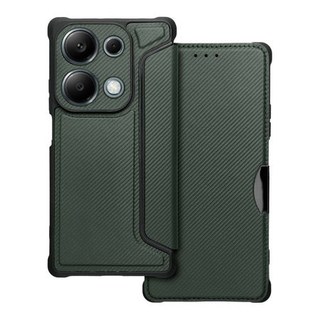 Kabura RAZOR Book do XIAOMI Redmi NOTE 13 PRO 4G ciemnozielony