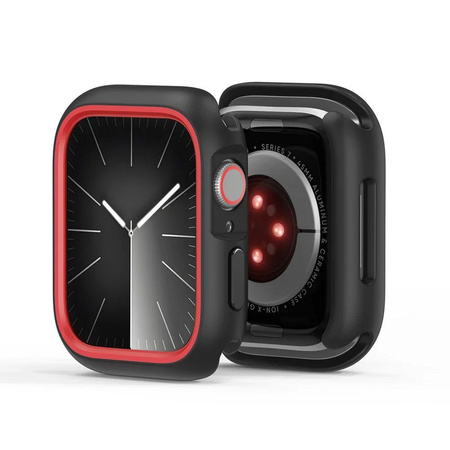 DUX DUCIS futerał BAMO do Apple Watch serii 10 46 mm czarno czerwony