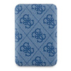 Guess Induction Powerbank 15W GUPB5FP4EMGB 5000mAh blue/blue 4G Leather Metal Logo MagSafe