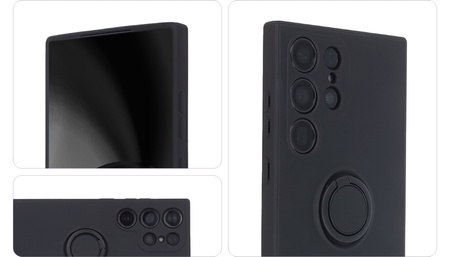 Nakładka Finger Ring iPhone 16 Pro Max czarna