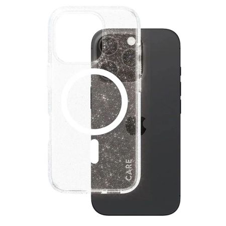 CARE by PanzerGlass Flagship Star Lit Case iPhone 16 Pro 6,3&quot; weiß/weiß MagSafe 1342