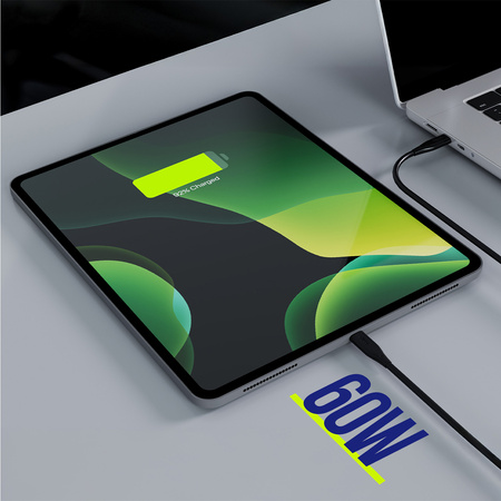 Allity kabel AUC-02 USB-C - USB-C 1,0 m 60W czarny