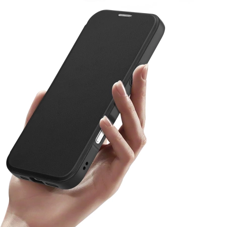 Dux Ducis Skin X Pro Case for iPhone 17 Pro with Wallet, MagSafe Compatible - Black