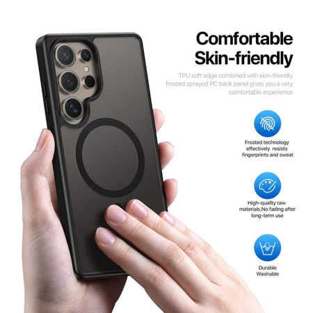 DUX DUCIS futerał YIND kompatybilny z MagSafe do SAMSUNG S25 Ultra czarny