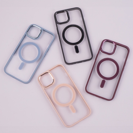 Nakładka Satin Clear Mag do iPhone 15 Pro Max 6,7&quot; czarna