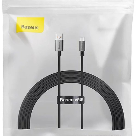 BASEUS kabel USB A do Typ C PD 100W 2m czarny P10320102114-02