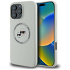 Case IPHONE 16 PRO Karl Lagerfeld Silicone Double Heads&Circle MagSafe beige