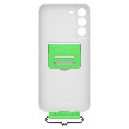 Samsung Silicone Cover Rubber Silicone Cover Case für Samsung Galaxy S22+ (S22 Plus) weiß (EF-GS906TWEGWW)