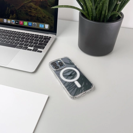 Etui Wozinsky Ultra Clear MagSafe do Samsung Galaxy S25 Ultra - przezroczyste