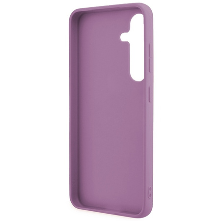 Guess Glitter Script case for Samsung Galaxy S24 - purple