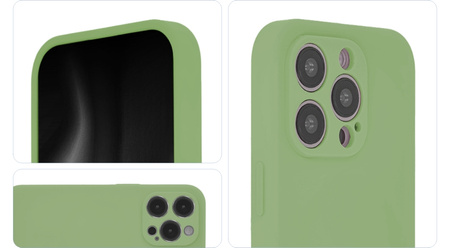 Nakładka Soft Touch Mag do iPhone 15 Pro 6,1" pistacja