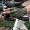 Rockbros Atmungsaktive Kurzfinger Fahrradhandschuhe Größe: M - Grün
