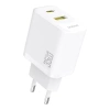 Dudao A27 MaxC 35W Wall Charger + USB-C Cable - White