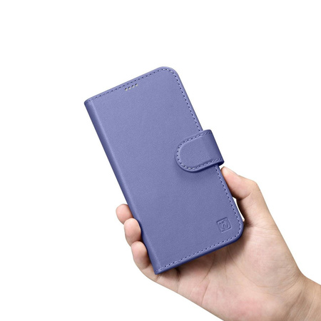 iCarer Wallet Case 2in1 iPhone 14 Pro Max Flip Leather Cover Anti-RFID Light Violet (WMI14220728-LP)