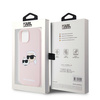 Karl Lagerfeld KLHMP15SSKCHPPLP iPhone 15 / 14 / 13 6.1" różowy/pink hardcase Silicone Karl & Choupette MagSafe