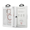 Original Handyhülle IPHONE 13 PRO Guess Hard Case Metal Outline Magsafe (GUHMP13LHTRMP) rosa