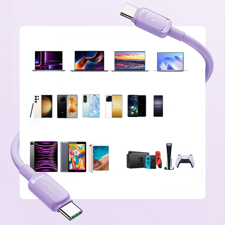 USB C - USB-C-Kabel 100 W 1,2 m Joyroom S-CC100A14 – Lila