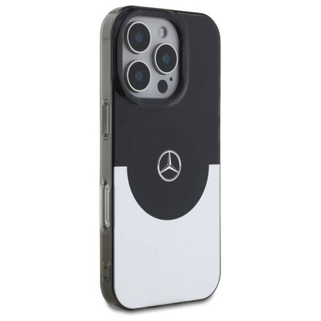 Original Case IPHONE 16 PRO Mercedes Hardcase Double Layer BiColor MagSafe (MEHMP16L23HBIGK) black