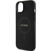 Original Case APPLE IPHONE 15 PLUS Guess Hardcase Saffiano MagSafe (GUHMP15MPSAHMCK) black