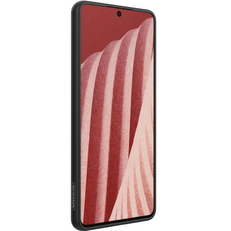 Nillkin Textured Case eine strapazierfähige, verstärkte Hülle mit Gelrahmen und Nylon auf der Rückseite des Samsung Galaxy A73 schwarz