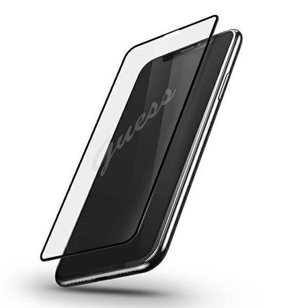 Guess szkło hartowane iPhone 12 Pro Max 6,7" Vintage Magic Logo / GUSPP12LSLTR